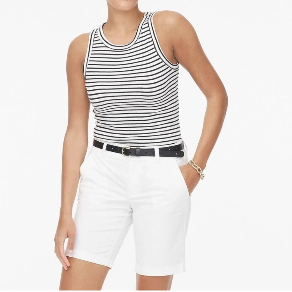 J. Crew Factory Women's Classic White Shorts